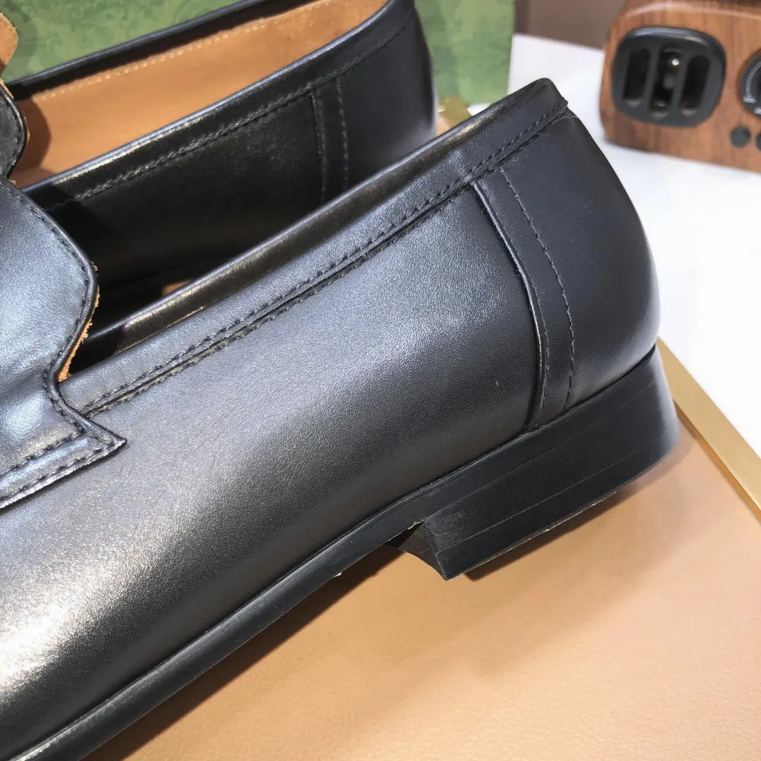 Men's shoes 💰580💰[GUCCI—Gucci] The latest high-end version of Gucci. Official website new model. Available at the same time at counters, the uppers are made of original cowhide imported from Italy/matched with the original special material splicing design concept; "highlight, high-end, grade, extravagance" and exquisite workmanship (original mesh fabric) sole: original factory special outsole size (38-45) (custom-made 45 non-returnable)